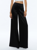 MAME HIGH RISE WIDE LEG PANT - BLACK