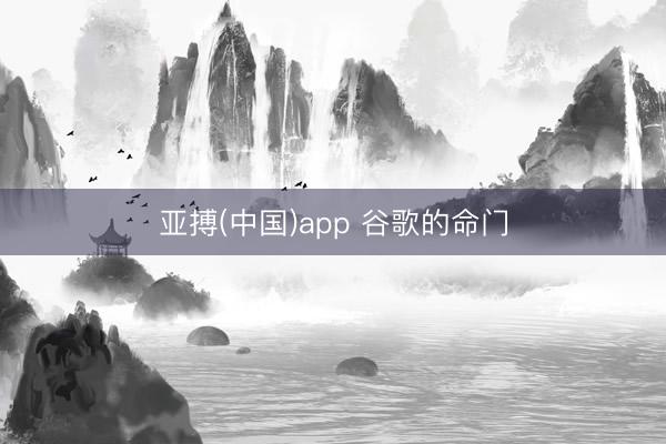 亚搏(中国)app 谷歌的命门